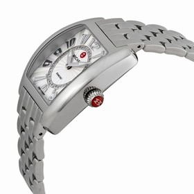 Michele Urban Mini Silver Dial Stainless Steel Ladies Watch MWW02A000585