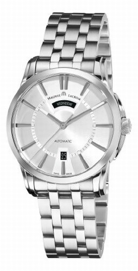 Maurice Lacroix Pontos Day/ Date Silver Dial Men's Watch PT6158-SS00213E