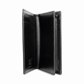 Montblanc Business Card Gusset Leather Wallet - Black 7167