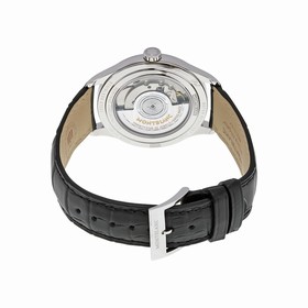 Montblanc Heritage Chronométrie Automatic Silvery-White Dial Black Leather Strap Men's Watch 112520