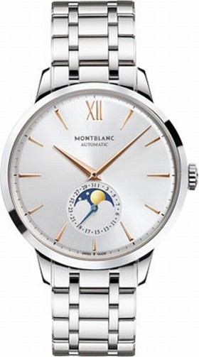 Montblanc Heritage Spirit Moonphase Silver DialAutomatic Men's Watch 111621