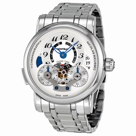 Montblanc Nicolas Rieussec Automatic Chronograph Silver Dial Men's Watch 107068