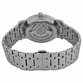 MontBlanc Star Classique Automatic White Silver Dial Unisex Watch 110589