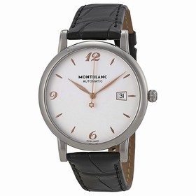 Montblanc Star Classique Silvered White Dial Automatic Men's Watch 110717