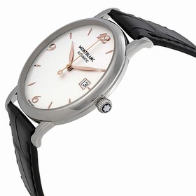 Montblanc Star Classique Silvered White Dial Automatic Men's Watch 110717