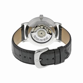 Montblanc Star Classique White Dial Black Alligator Leather Men's Watch 107073