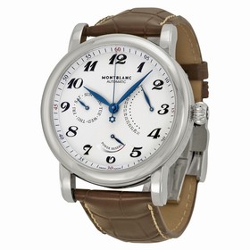 Montblanc Star Retrograde Beige Guilloche Dial Automatic Men's Watch 106462