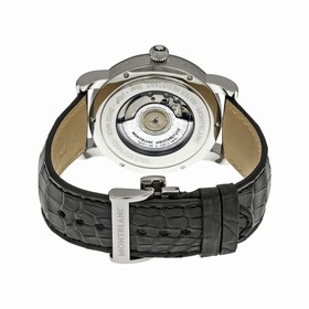 Montblanc Star World Time Black Dial Black Leather Men's Watch 109285