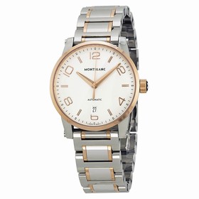 Montblanc Timewalker Silver Dial Two-tone Men's Watch 110329