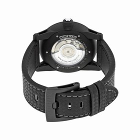 Montblanc Timewalker Urban Automatic Black Dial Black Leather Men's Watch 113876