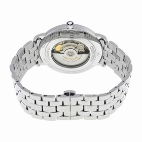 Montblanc Tradition Automatic White Dial Stainless Steel Men's Watch 112610