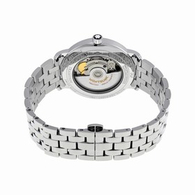 Montblanc Tradition White Dial Stainless Steel Automatic Men's Watch 112632