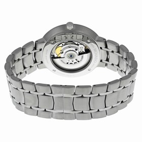 Movado 1881 Automatic Black Dial Stainless Steel Watch 0606914