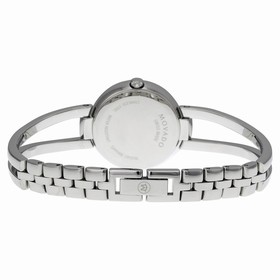 Movado Amorosa Duo Mother of Pearl Dial Stainless Steel Bangle Ladies Watch 0606813