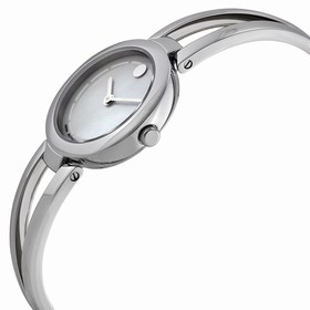 Movado Amorosa Duo Mother of Pearl Dial Stainless Steel Ladies Watch 0606812