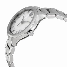 Movado Bellina White Mother Of Pearl Dial Ladies Stainless Steel Watch 0606978