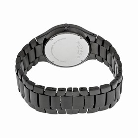 Movado Black Dial Black IP Stainless Steel Unisex Watch 0606594