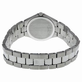 Movado Black Dial Stainless Steel Ladies Watch 0606558