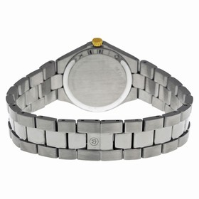 Movado Black Dial Two-Tone Stainless Steel Ladies Watch 0606560