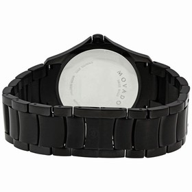 Movado Black Ion-plated Stainless Steel Museum Men's Watch 0606486