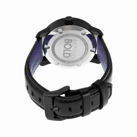 Movado Bold 36mm Black Leather Midsize Watch 3600353