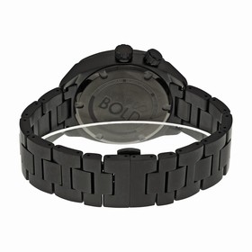 Movado Bold Black and Orange Dial Gunmetal Ion-plated Watch 3600213