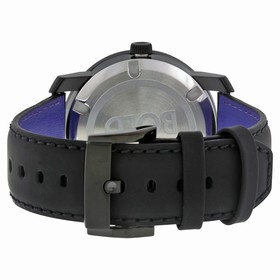 Movado Bold Black Dial Black Leather Unisex Watch 3600225