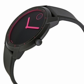 Movado Bold Black Dial Black Polyurethane Unisex Watch 3600192