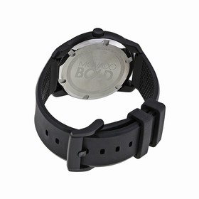 Movado Bold Black Dial Black Polyurethane Unisex Watch 3600192