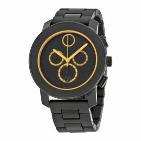 Movado Bold Black Dial Chronograph Men's Watch 3600275