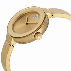Movado Bold Champagne Dial Gold Ion-plated Ladies Watch 3600201