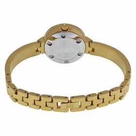 Movado Bold Champagne Sunray Dial Yellow Gold Ion-Plated Stainless Steel Ladies Watch 3600285