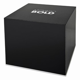 Movado Bold Chronograph Black Dial Black Leather Men's Watch 3600232