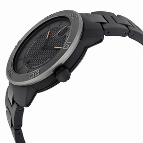 Movado Bold Grey Dial Ion Plated Titanium Men's Watch 3600097