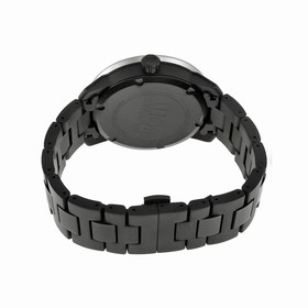 Movado Bold Grey Dial Ion Plated Titanium Men's Watch 3600097