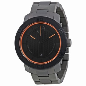 Movado Bold Matte Black Dial Men's Watch 3600098
