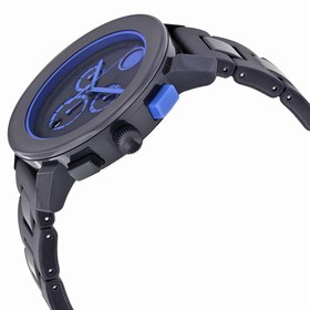 Movado Bold Navy Blue Dial Navy Blue Stainless Steel Band and Case Men's Quartz Watch 3600270