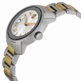 Movado Bold Quartz Silver Dial Two-tone Ladies Watch 3600245