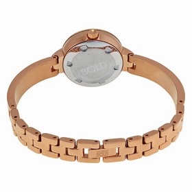 Movado Bold Rose-Gold Sunray Dial Rose-Gold Stainless Steel Case and Band Ladies Quartz Watch 3600286