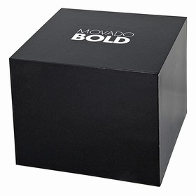 Movado Bold Silver Dial Gold IP Stainless Steel Ladies Watch 3600129