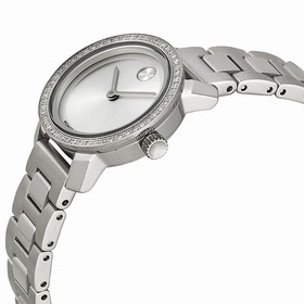 Movado Bold Silver Dial Stainless Steel Ladies Watch 3600214
