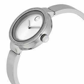 Movado Bold Silver Dial Stainless Steel Ladies Watch 3600281