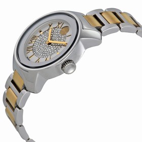 Movado Bold Silver Dial Two-tone Ladies Watch 3600256