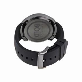 Movado Bold Touch Screen Digital Dual Time Black Silicone Men's Watch 3600144