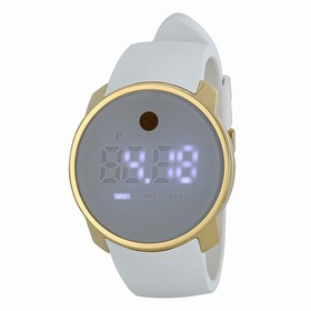 Movado Bold White Digital Dial White Silicone Ladies Watch 3600252
