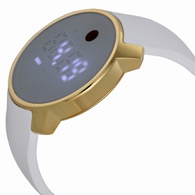 Movado Bold White Digital Dial White Silicone Ladies Watch 3600252