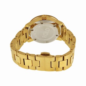 Movado Bold Yellow Gold Ion Plated Stainless Steel Unisex Watch 3600104
