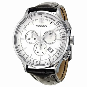 Movado Circa Chronograph White Dial Men's Watch 0606575