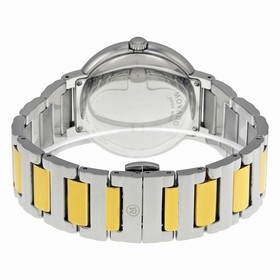 Movado Concerto Black Dial Two-Tone Stainless Steel Bracelet Men's Watch 0606588