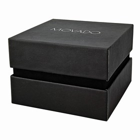 Movado Concerto Black Dial Two-Tone Stainless Steel Bracelet Men's Watch 0606588